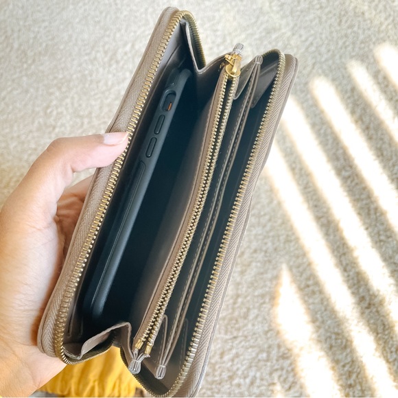 LOUIS VUITTON Monogram Vernis Zippy Champagne gold wallet - Picture 7 of 10